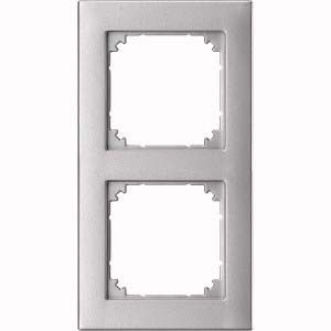 Rahmen M-PLAN II 2-fach aluminium b. EB
