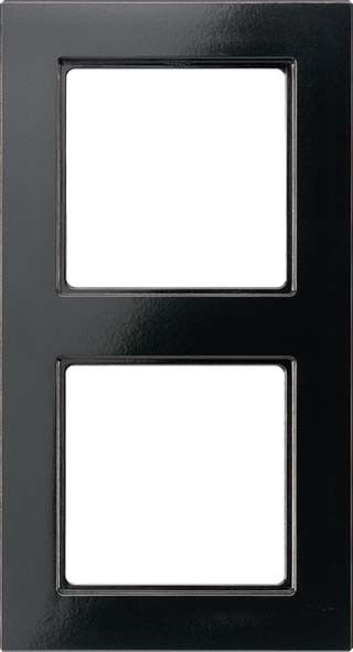 Rahmen 2-fach AC 582 SW schwarz