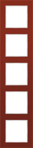 Glasrahmen 5-fach AC 585 GL RT rot