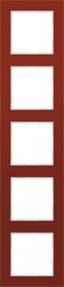 Glasrahmen 5-fach AC 585 GL RT rot