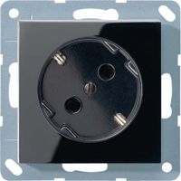 SCHUKO-Steckdose sw A 520-45 KI SW