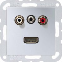 Multimediadose Cinch/HDMI MA A 1082 AL aluminium