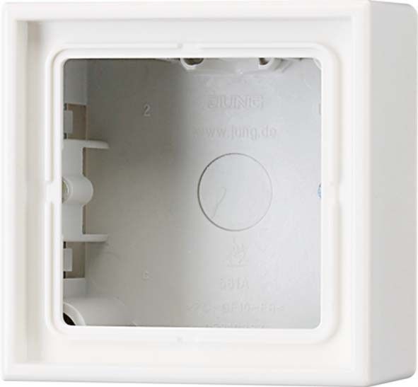 AP-Kappe 1-fach ws LS 581 A W