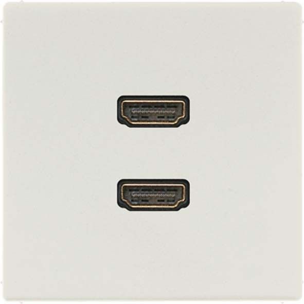 Multimediadose 2-fach HDMI MA LS 1133 LG lichtgrau