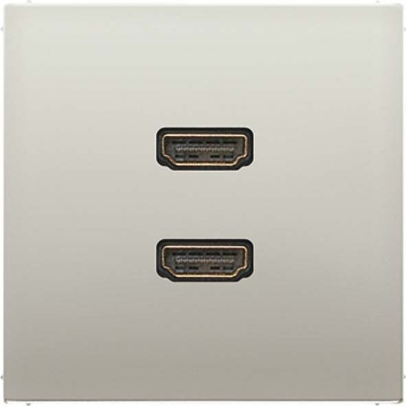 Multimediadose 2-fach HDMI MA ES 1133 edelstahl