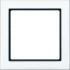 Rahmen 1-fach aws FD 981 WW