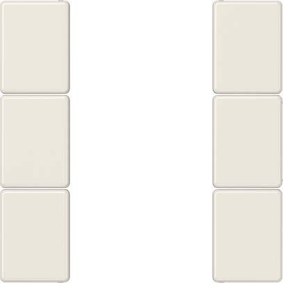 Tastensatz 3-fach A 503 TSA weiß