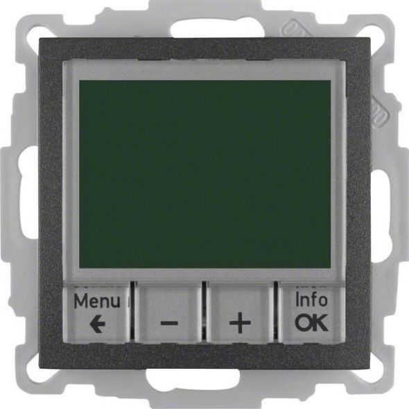Temperaturregler 20441606 anthrazit matt