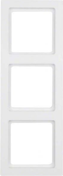 Rahmen 3-fach 10136099 polarweiß samt