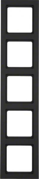 Rahmen 5-fach 10156096 anthrazit samt lackiert