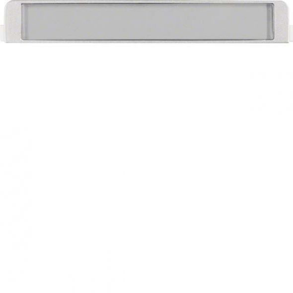 Beschriftungsfeld 19057003 alu matt lackiert