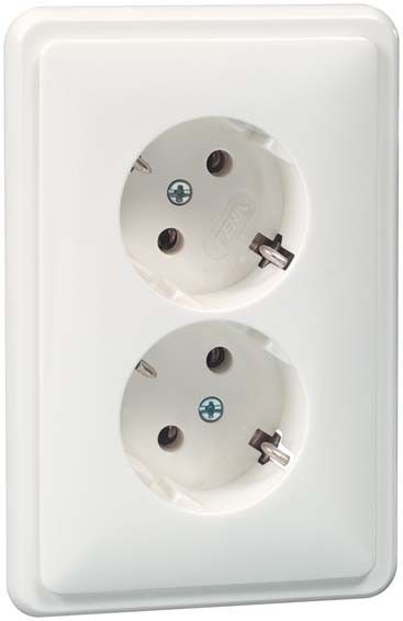 Steckdose SCHUKO reinweiß H 80.6512.02 WI