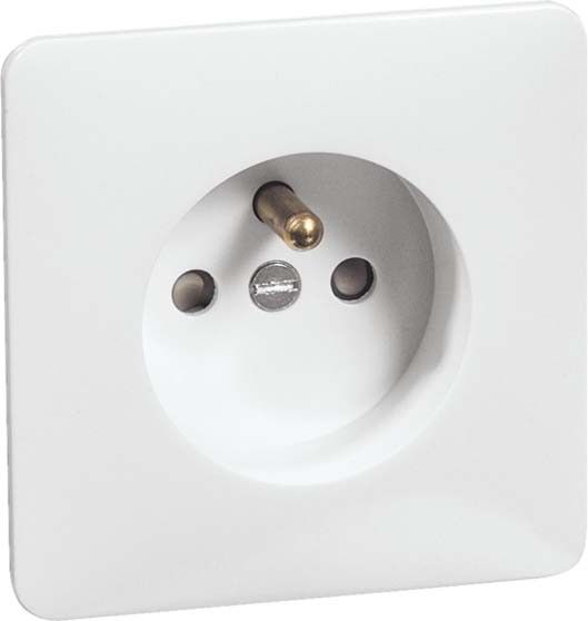 Steckdose m.Erdungsstift B 80.6571.02 SI