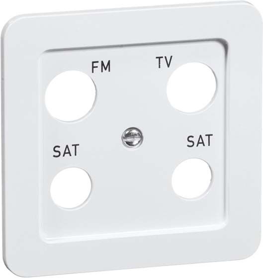 Abdeckung 4-fach rws D 80.610.02 TV/4B