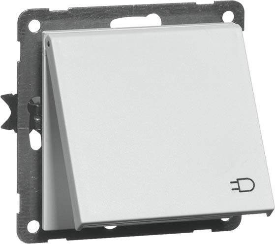 SCHUKO-Steckdose alu D 20.6511.70 K