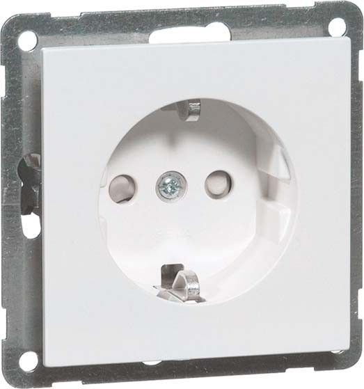 SCHUKO-Steckdose alu D 20.6511.70