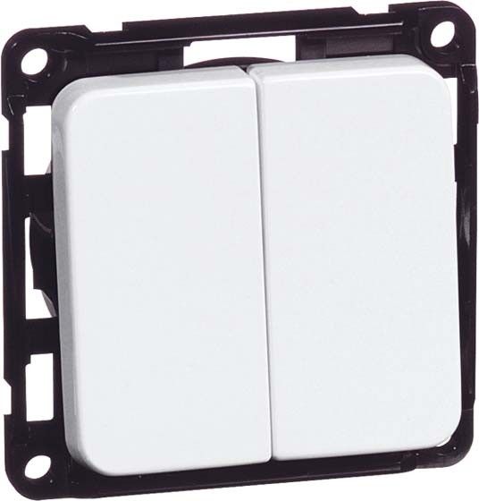 Serien-Taster 10A 250V alu D 715.70 T