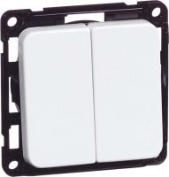 Serien-Taster 10A 250V alu D 715.70 T