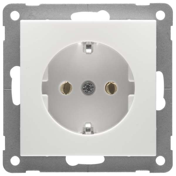 Steckdose SCHUKO, reinweiß D 11.6511.02