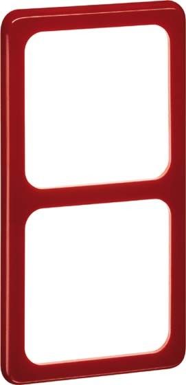 Rahmen 2-fach rt D 80.672 ROT