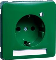 Steckdose SCHUKO grün H 80651142SINALEDEK6