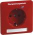 Steckdose D 80.6611 ÜS/25 ROT