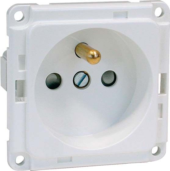 Steckdose m.Erdungsstift B 6571.02 ME SI