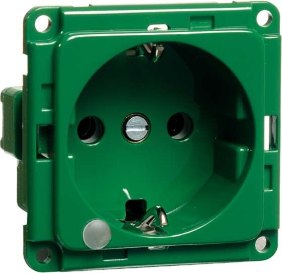 SCHUKO-Steckdose gn D 6511.42 ME LED/4