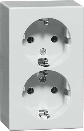 Steckdose SCHUKO D 6652.02 SI BF