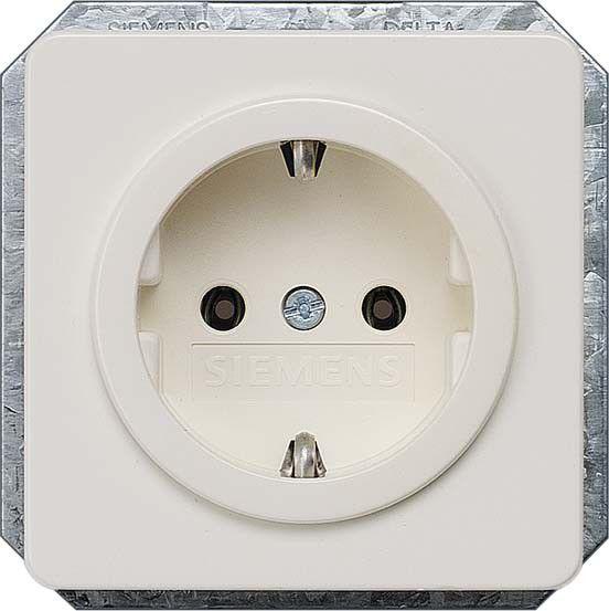 5UB1403 Schuko Steckdose Titanweiss