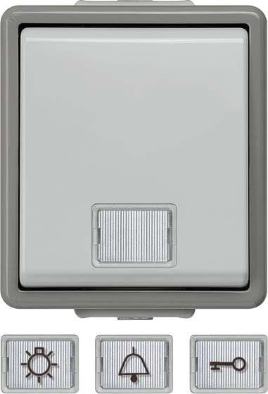 Taster 10A 250V, 66X75MM