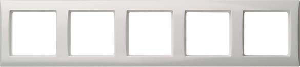 Rahmen 5-fach reinweiss  264504