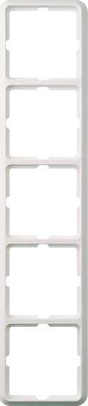 Rahmen 5-fach reinweiss 204504