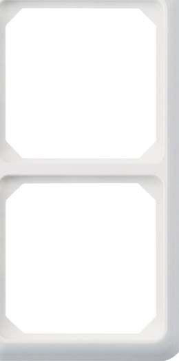 Rahmen 2-fach reinweiss 204204