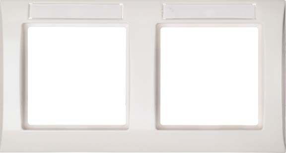 Rahmen 2-fach Schriftfeld rw  264214 