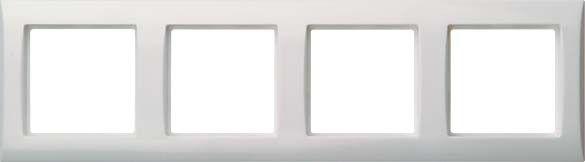  Rahmen 4-fach reinweiss  264404
