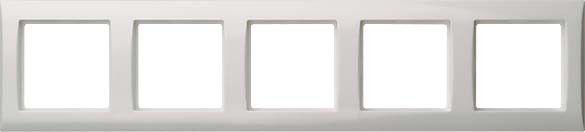 Rahmen 5-fach reinweiss  264504