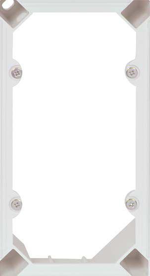 AP-Gehäuse 2-fach reinweiss  274204