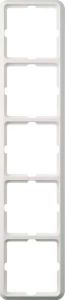 Rahmen 5-fach reinweiss 204504