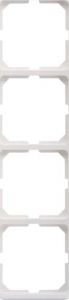 Rahmen 4-fach reinweiss 204404