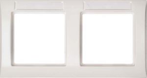 Rahmen 2-fach Schriftfeld rw  264214 