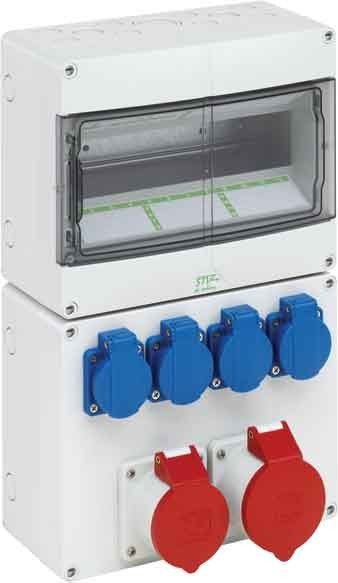 CEE-Steckdosen-Kombination STV 1224-S