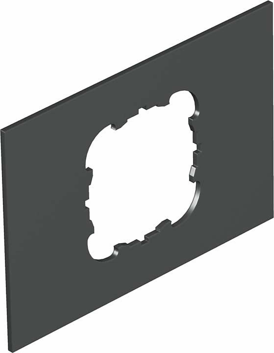 T4B/P2S Abdeckplatte 1xEK für T4B