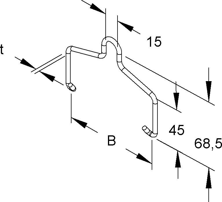 Einhängebügel REBA 50