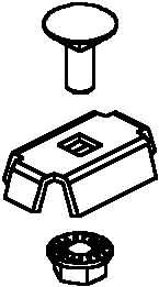 Trennbefestigungsklemme GRVC 14