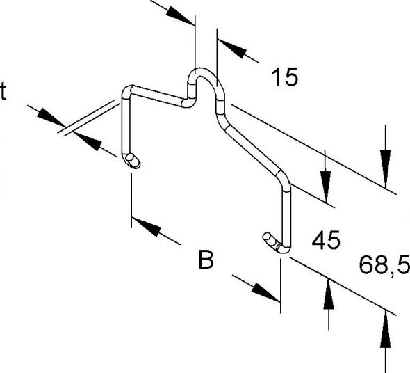 Einhängebügel REBA 50