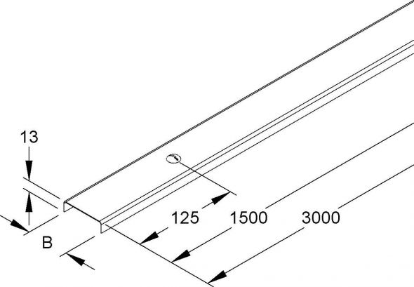 Kabelrinnendeckel RDV 50