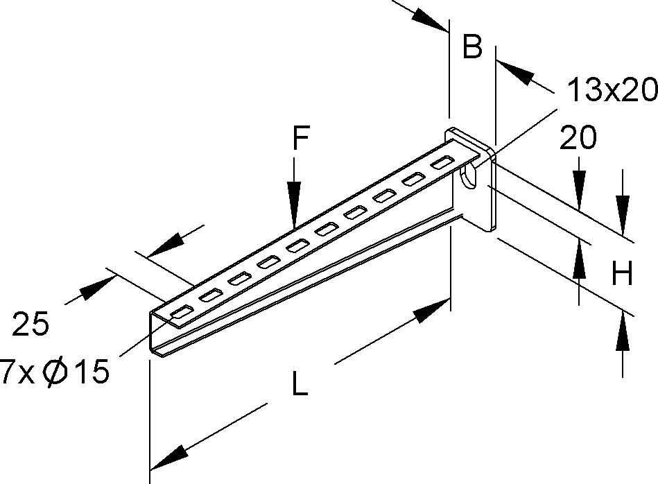 Wandausleger KTA 250