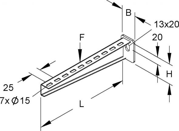Wandausleger KTA 250