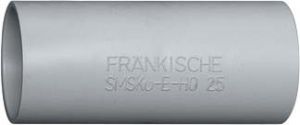 Kunststoffsteckmuffe SMSKu-E-HO 25mm grau halogenfrei